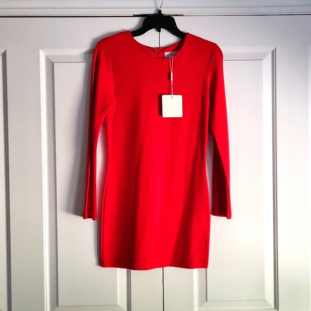 NWT Hot Red Mini Dress - Picture 1 of 5